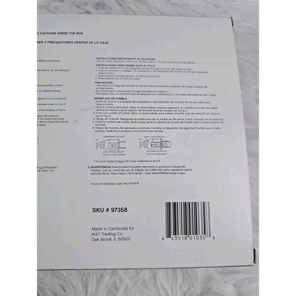 Celebrations Multicolor Transparent Vibrant Color Christmas Light String 24 Feet - Picture 3 of 5